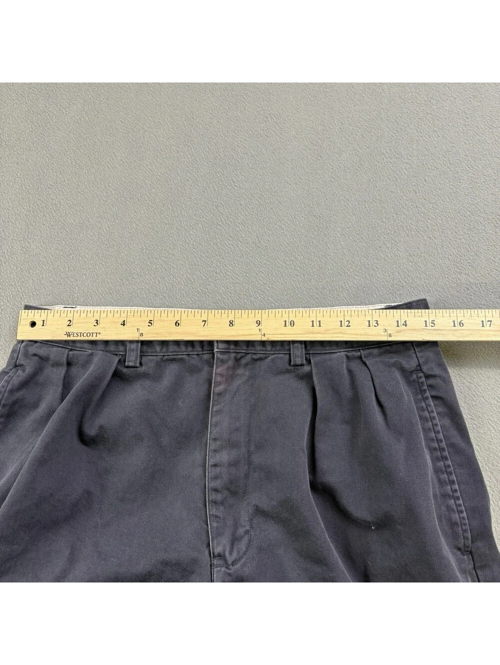 Vintage Polo Ralph Lauren Pleated Chino Pants Size 32 (Fit 30x29 in.) Navy Blue